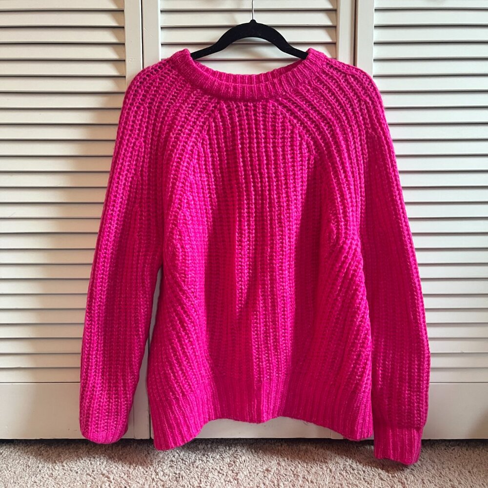 Like New! Neon Pink Knit Sweater